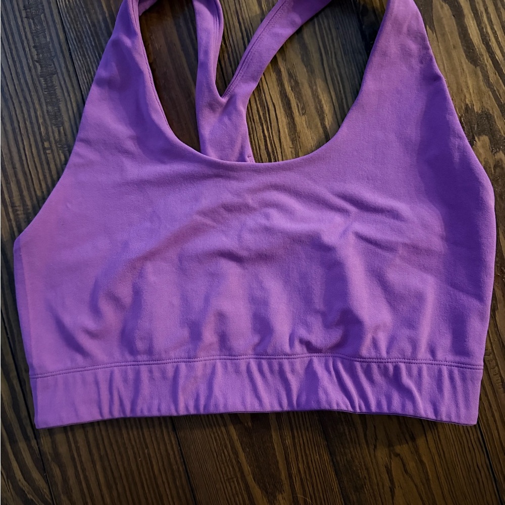Fabletics Lavender Purple Racerback Sports Bra